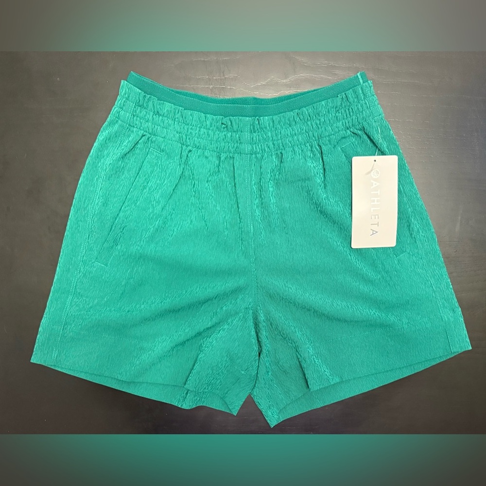 Athleta Women's Teal / Green Athletic Echo Shorts